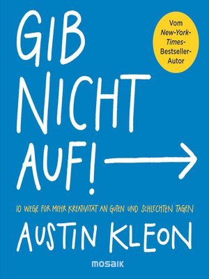cover image of Gib nicht auf!